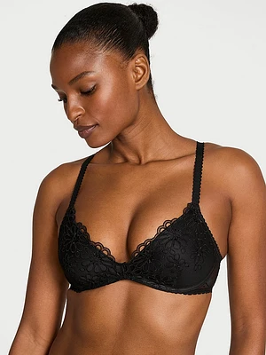 Sexy Tee Posey Lace Wireless Push-Up Bra