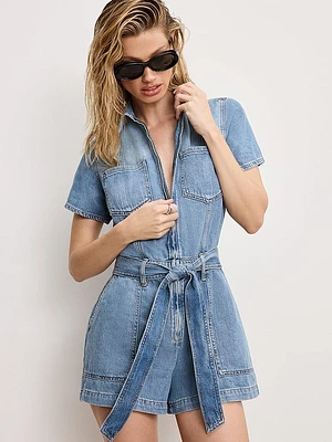 Fit For Success Lite Linen Denim Shorts