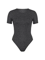 Ribbed Modal Short-Sleeve Bodysuit