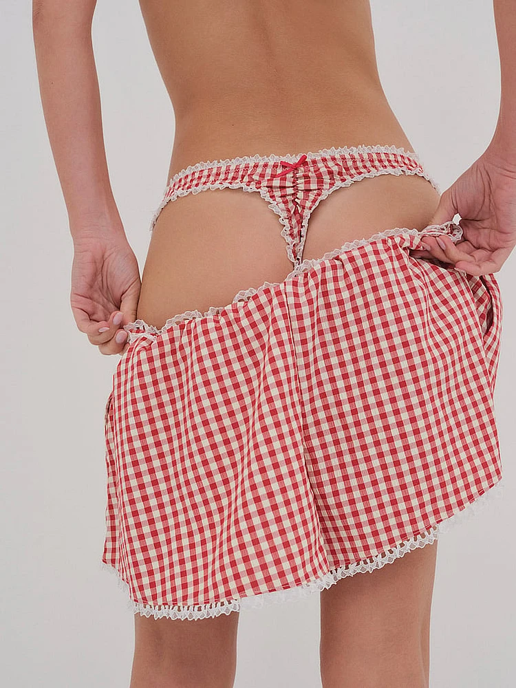 Scotch Bonnet Gingham Short