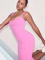 Scuba Sweetheart Midi Dress