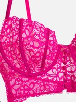 Butterfly Lace Underwire Bra