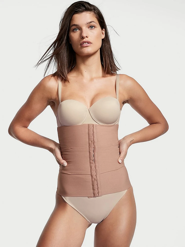3-Belt Custom Compression Waist Trainer with Lumbar Support