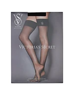 Crystal Logo Thigh Highs