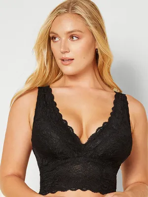 Never Say Curvy Plungie Longline Bralette