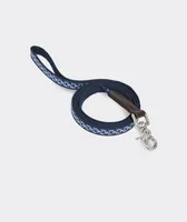 Vineyard Whale Leather Canvas Club Dog Leash