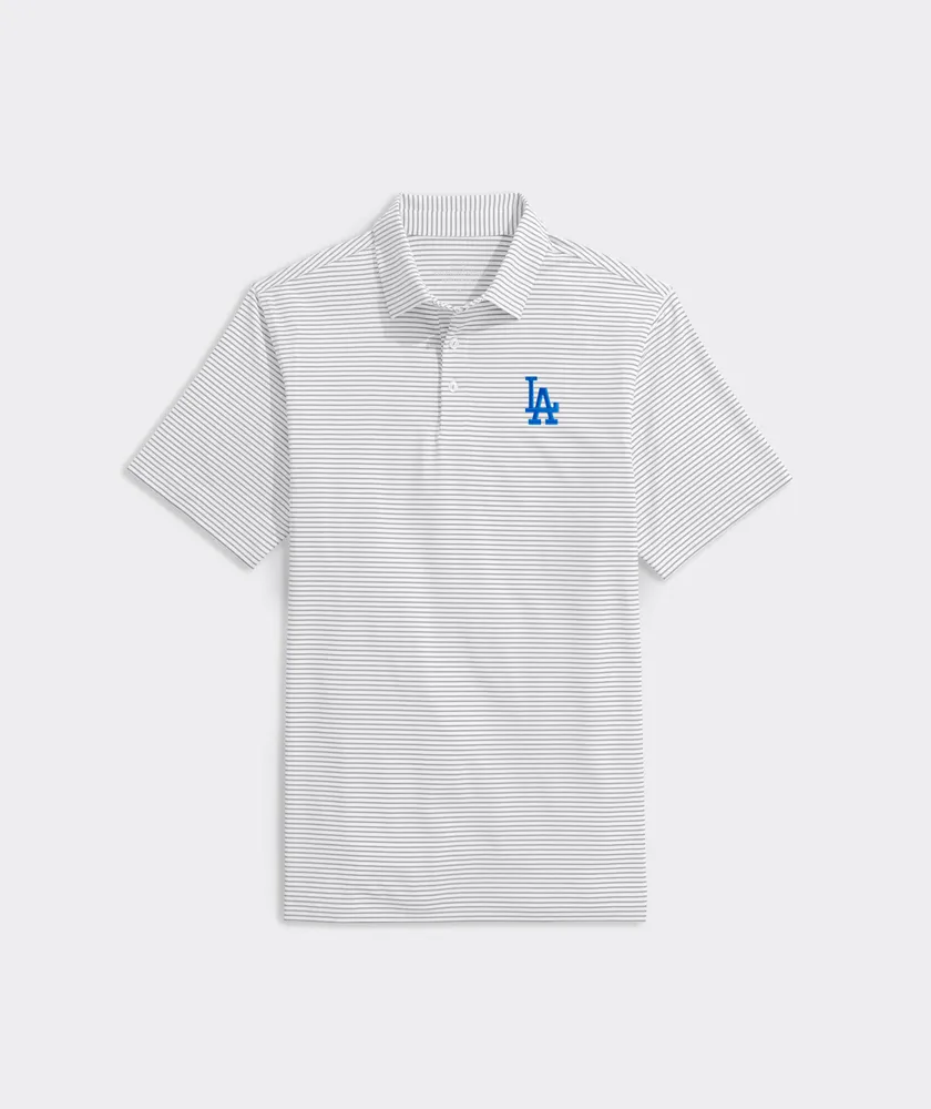 Los Angeles Dodgers Bradley Stripe Sankaty Polo