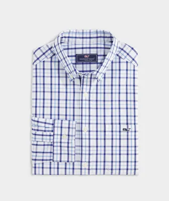 Stretch Poplin Tattersall Shirt