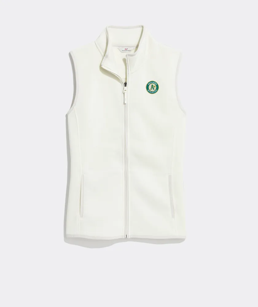 Women's Oakland Athletics Mountain Sweater Fleece Vest