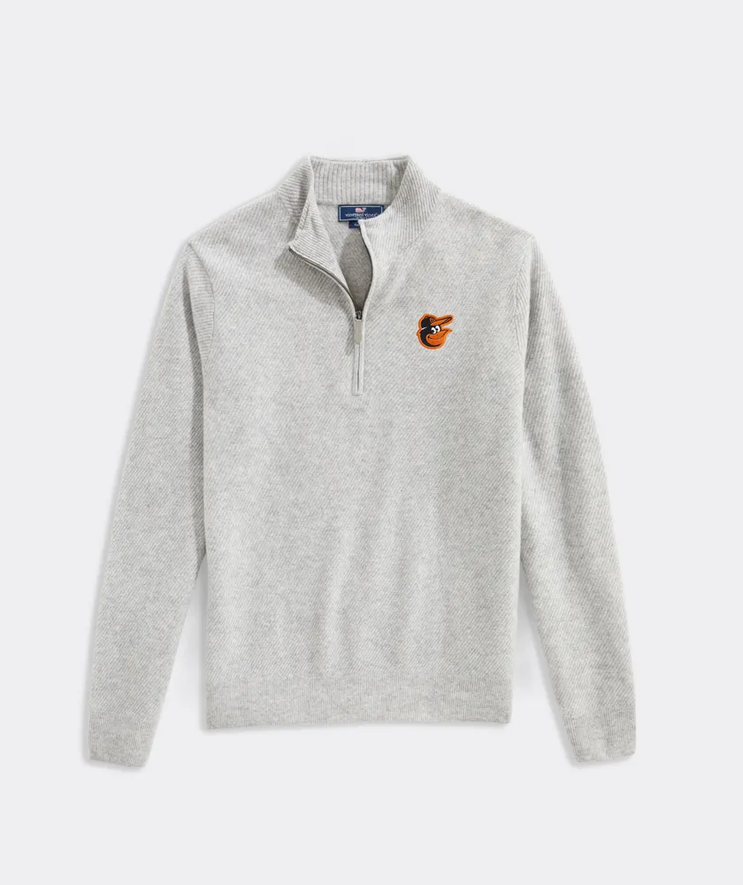 Baltimore Orioles Cat Cay Cashmere Quarter-Zip