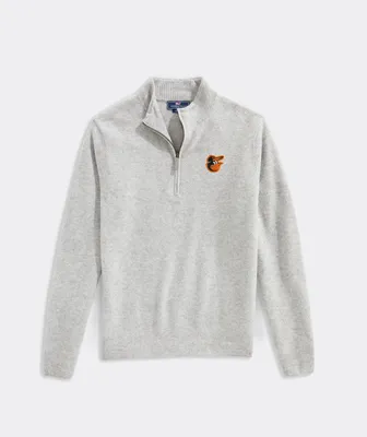 Baltimore Orioles Cat Cay Cashmere Quarter-Zip