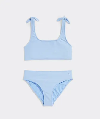 Girls' Tie-Shoulder Bikini