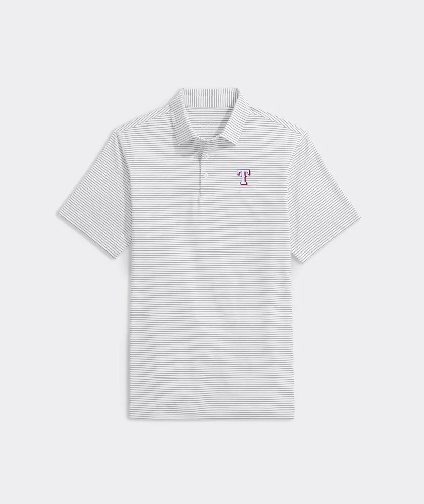 Texas Rangers Bradley Stripe Sankaty Polo