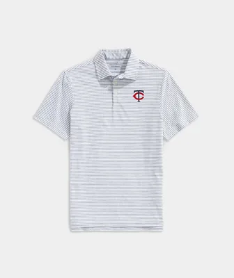 Minnesota Twins Winstead Stripe Sankaty Polo