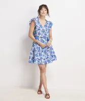 Floral Smocked Waist Dress