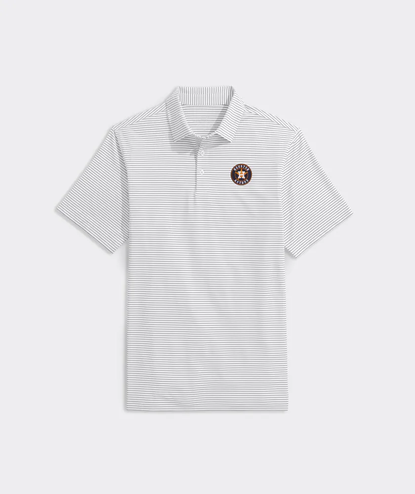 Houston Astros Bradley Stripe Sankaty Polo