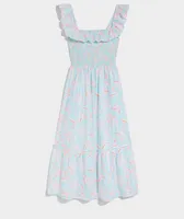 Cay Floral Smocked Midi Dress