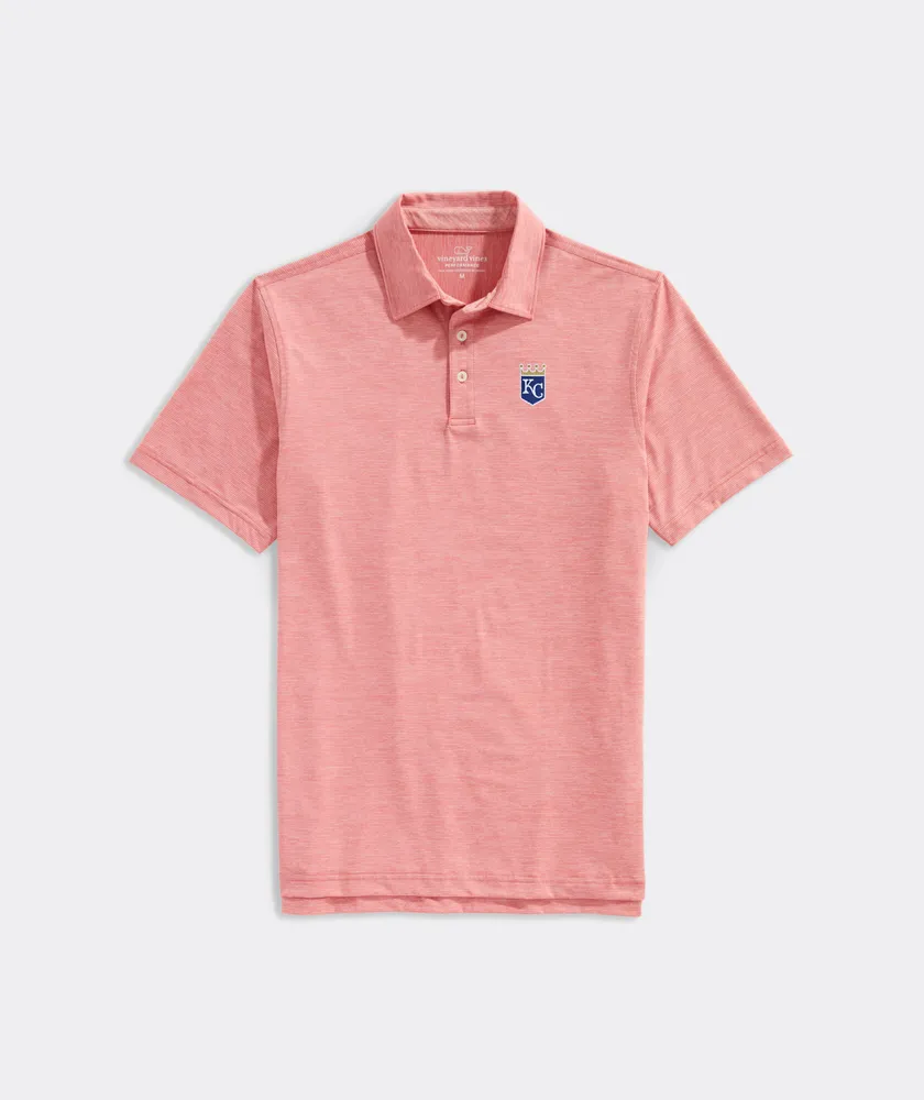 Kansas City Royals Destin Stripe Sankaty Polo