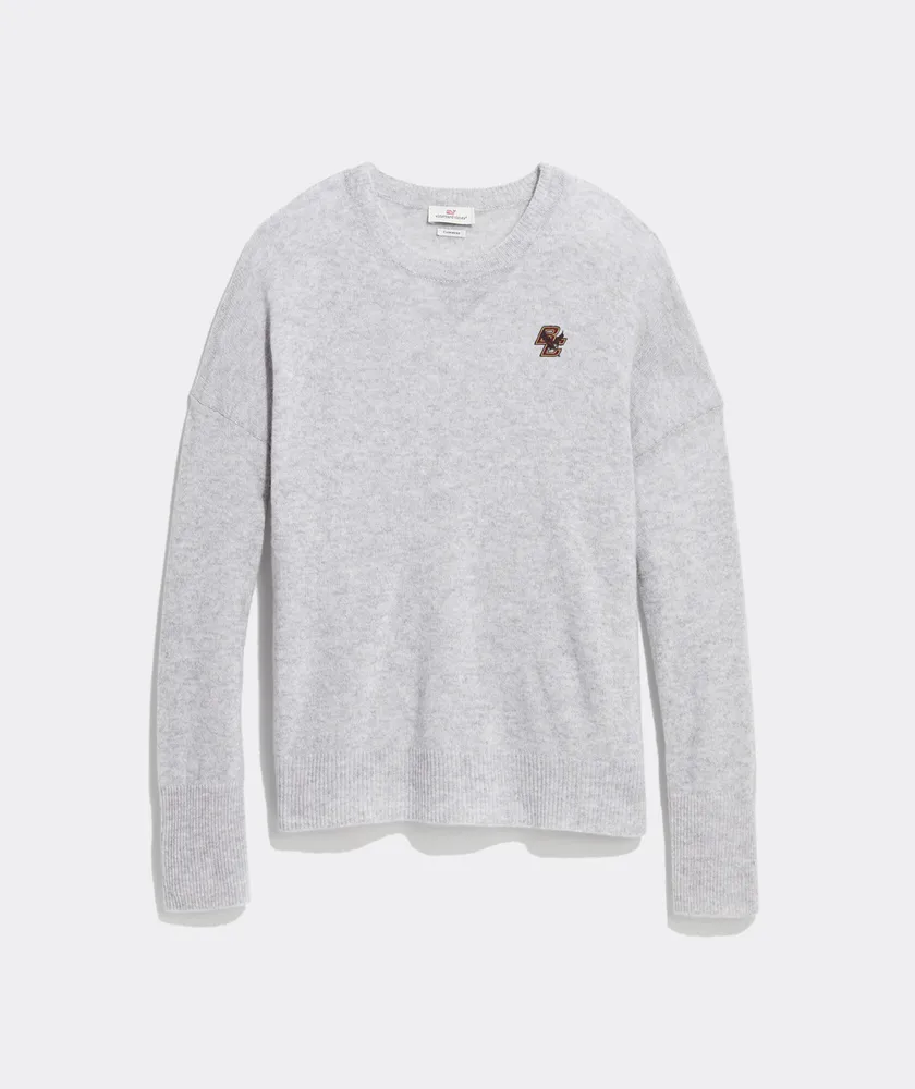 Women's Boston College Cashmere Crewneck