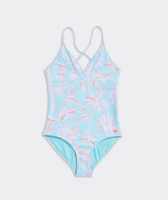 Girls' Printed Sconset One-Piece