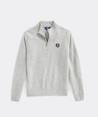 Florida State University Cat Cay Cashmere Quarter-Zip