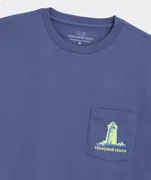 Edgartown Harbor Light Short-Sleeve Pocket Tee