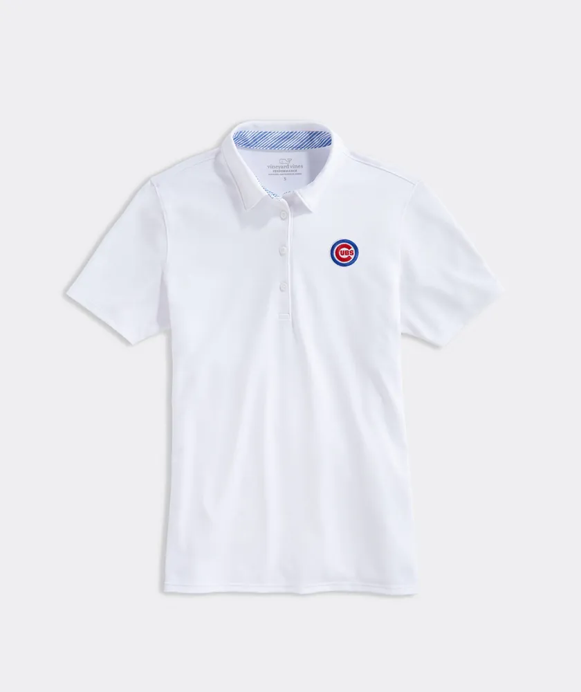 Women's Chicago Cubs Pique Polo