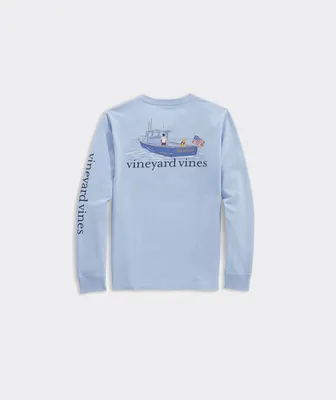 Boys' Doodle Co Captain Long-Sleeve Pocket Tee