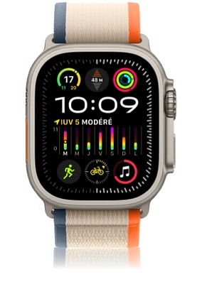Apple Watch Ultra 2 Titanium Orange Trail Loop (S/M)