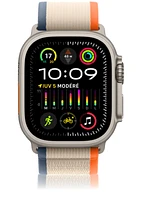 Apple Watch Ultra 2 Titanium Orange Trail Loop (S/M)