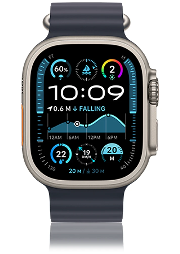 Apple Watch Ultra 2 Titanium Ocean Band
