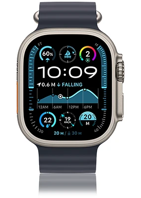 Apple Watch Ultra 2 Titanium Ocean Band