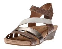 Hollywood 4-Strap Brown Sandal