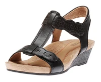 Hollywood T-Strap Black Sandal