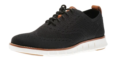 ZERØGRAND Wingtip Oxford Black Stitchlite
