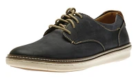 McGuffey Plain Toe Navy Leather Derby Sneaker