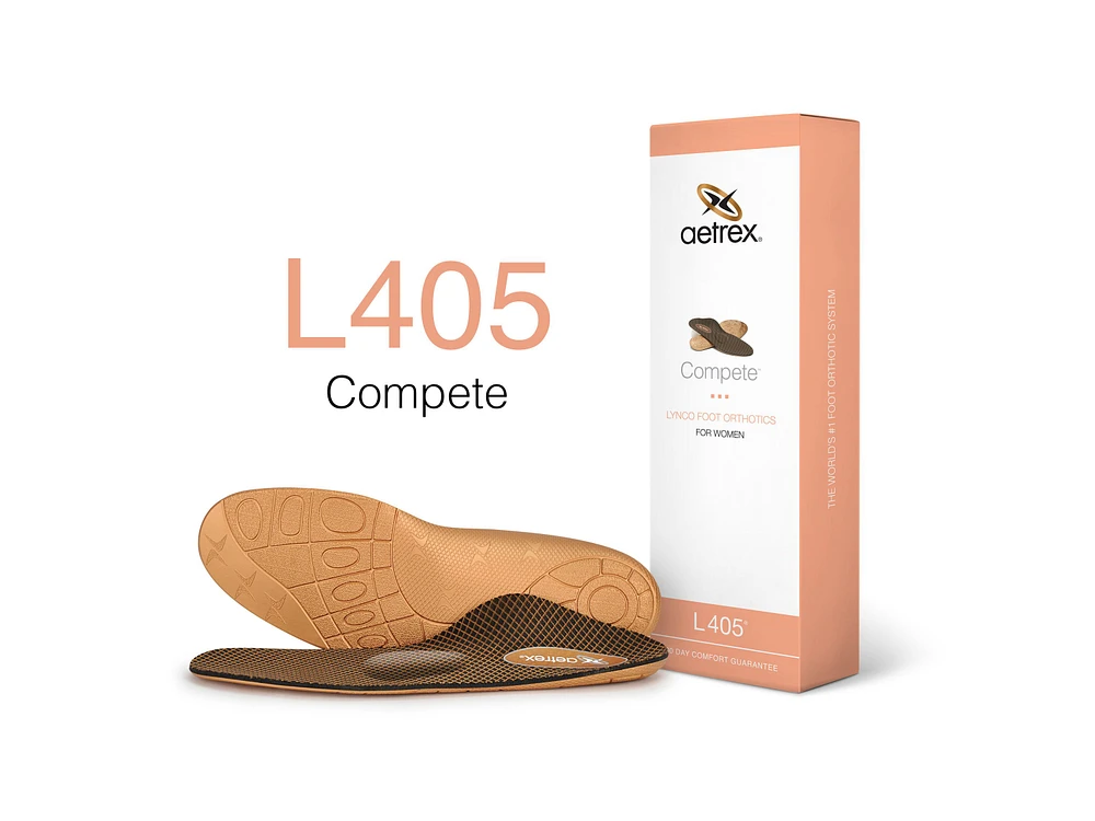 L405 Women's Compete Orthotics With Metatarsal Support
