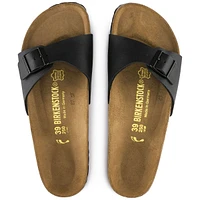 Madrid Birko-Flor Black Slide Sandal