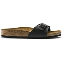 Madrid Birko-Flor Black Slide Sandal