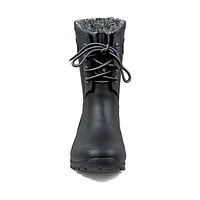 Amanda Plush Lace-Up Women's Insulated Rain Boot
