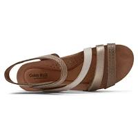 Hollywood 4-Strap Brown Sandal