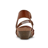 Hollywood 4-Strap Tan Sandal