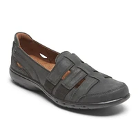 Penfield Black Strappy Slip-On Fisherman Sandal
