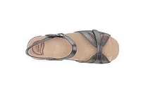 Season Graphite Leather Sandal