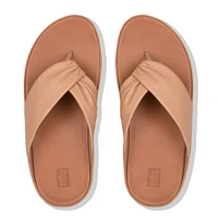 Twiss Blush Leather Thong Sandal