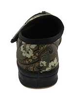 Jewel Printed Flower Slipper
