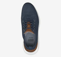 Amherst Navy Knit Lace-Up Sneaker