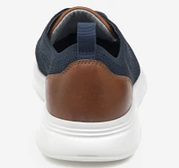 Amherst Navy Knit Lace-Up Sneaker