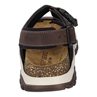 Janosch 02 Mocca Brown Leather Slingback Sandal