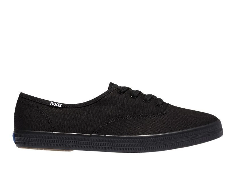 Champion Black Lace-Up Canvas Sneaker